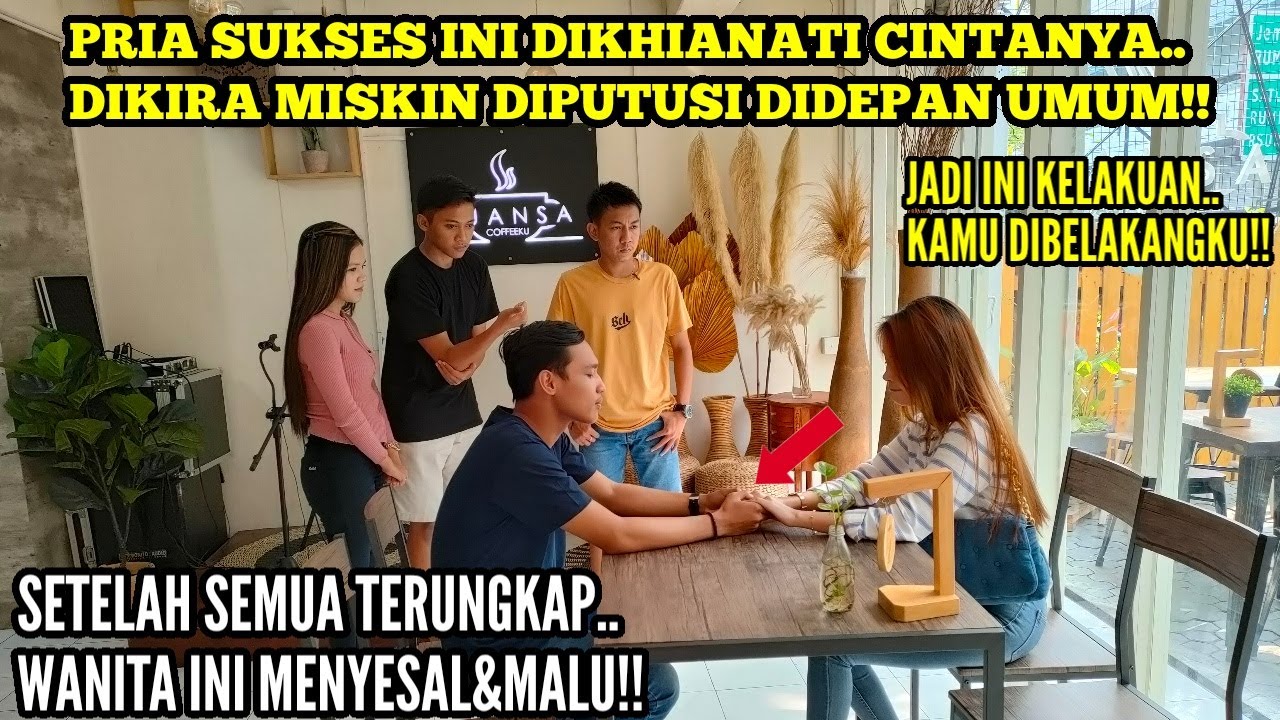 PRIA SUKSES DIKHIANATI DAN DIPUTUSI DIDEPAN UMUM OLEH PACARNYA!!Tapi lihat yang terjadi..