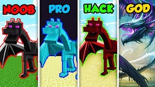 Minecraft NOOB vs. PRO vs. HACKER vs. GOD: DRAGON in Minecraft! (Animation)