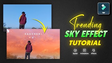 New Trending Sky Moving Reels Video Editing In Filmora | Sky Change Video Editing Using Filmora