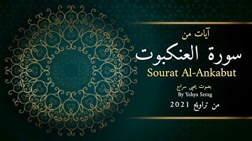 آيات من سورة العنكبوت 🌸 ... بصوت يحيى سراج ... من تراويح رمضان1442ه‍