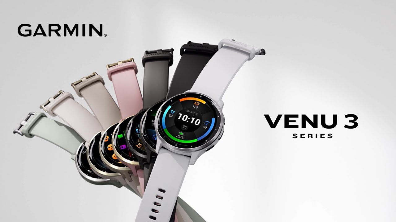  Garmin Venu 3 - Reloj inteligente con bisel de acero