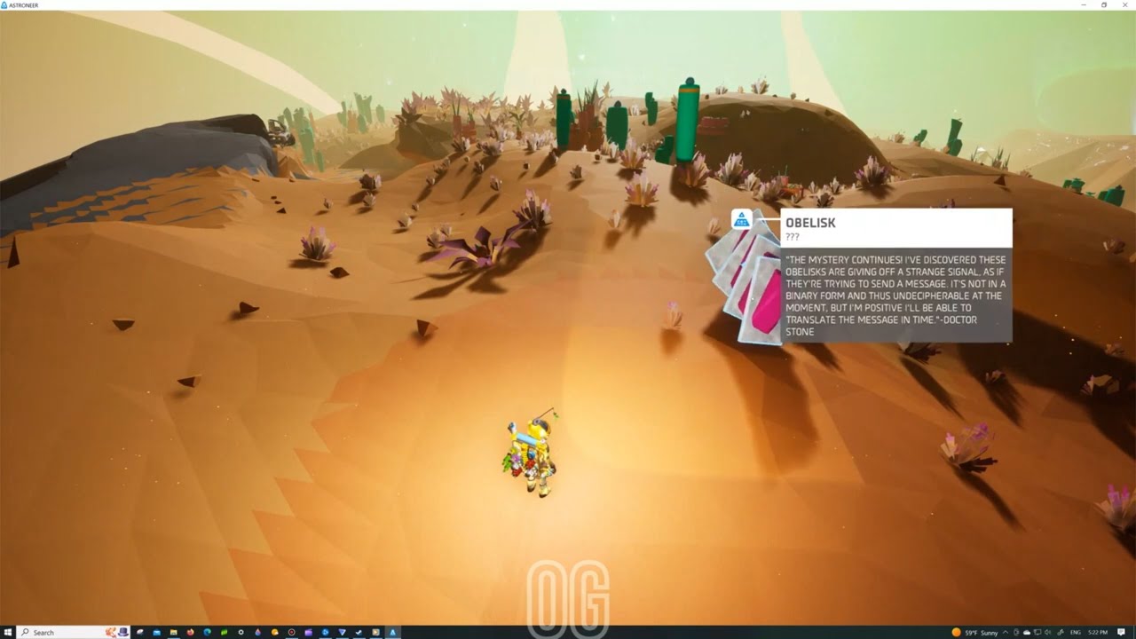 Astroneer - Railway EXO Mission - Obelisk Shards Explosion (8)