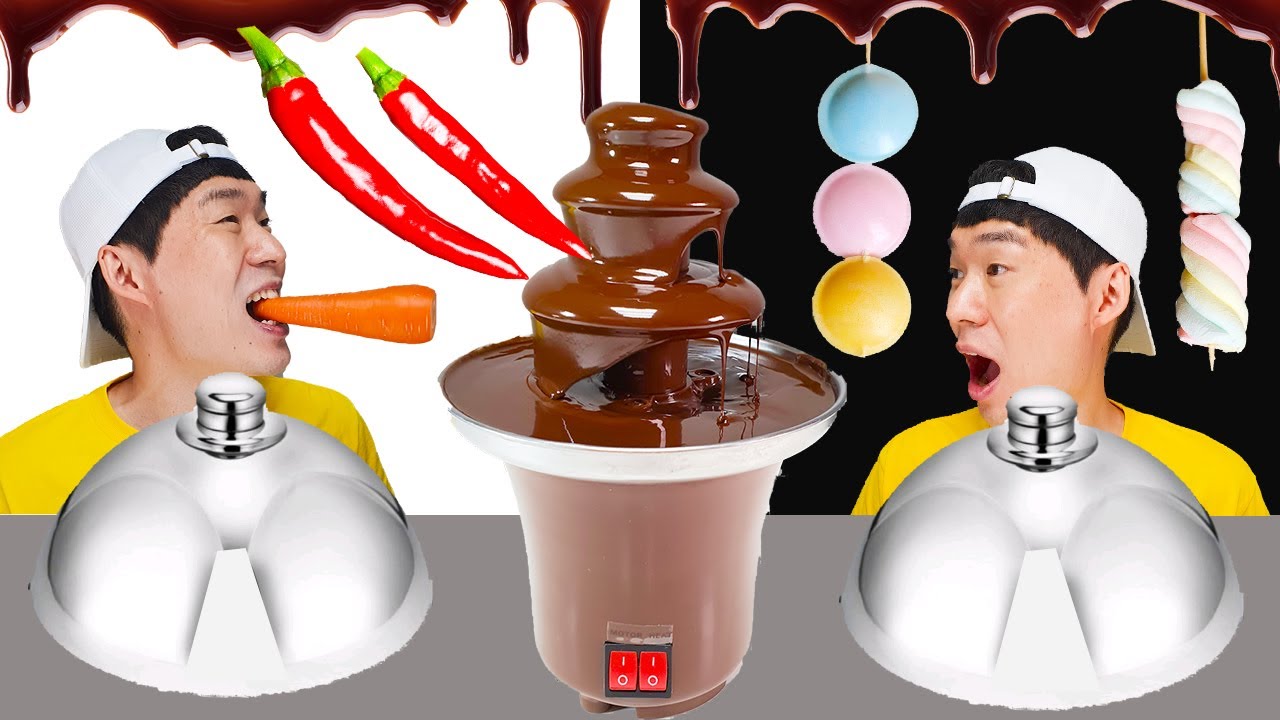 Chocolate Fondue Challenge 초콜릿 퐁듀 챌린지  JJAEMI째미(Eating Show)