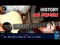 Como tocar History ONE DIRECTION en Guitarra Acustica | Version Original