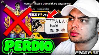 EL "HATE" LE COSTÓ SU VERIFICADO EN FREE FIRE!! #freefire