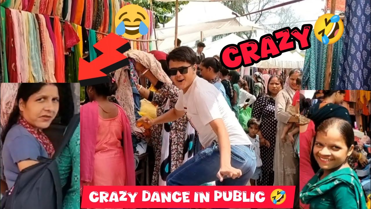 Dance in public 😂 || funny reaction 😛 || haryanvi & bhojpuri song 🥵 
