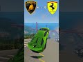 Ferrari Pista vs Aventador 🐂⚔️🐎 Ultimate Clash! #beamngdrive #ferrari #lamborghini