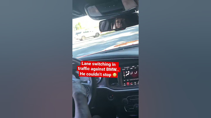 Lane switching, BMW couldn’t stop 😳.. he almost…. #fyp #contentcreator #viral #mopar #explore