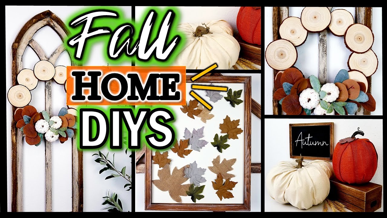 BEST* High End Fall DIYS that are INEXPENSIVE FALL DECOR IDEAS