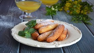 Творожные палочки жареные в масле на сковороде Творожные палочки жареные в масле на сковороде