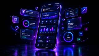 AI Motion Design Showcase: SaaS & App Showcase Concept screenshot 4