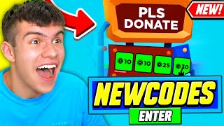 *NEW* ALL WORKING CODES FOR PLS DONATE IN 2024! ROBLOX PLS DONATE CODES