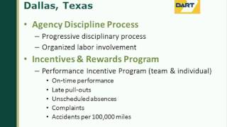 Improving Bus Transit Safety through Rewards and Discipline