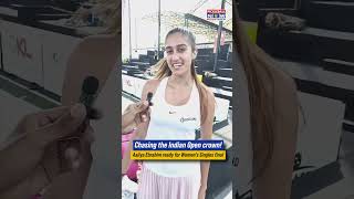 Chasing the Indian Open Crown 👑 Aaliya Ebrahim Ready for Women’s Singles Final 🔥 #shortsfeed #viral