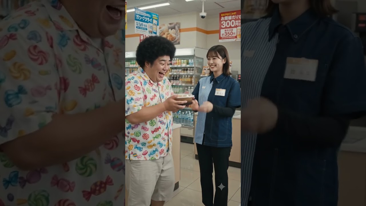 208 真夏なのにおでん！？こんなコンビニ毎日行く！#コンビニ#おでん#夏#もしも#AI動画#ショート