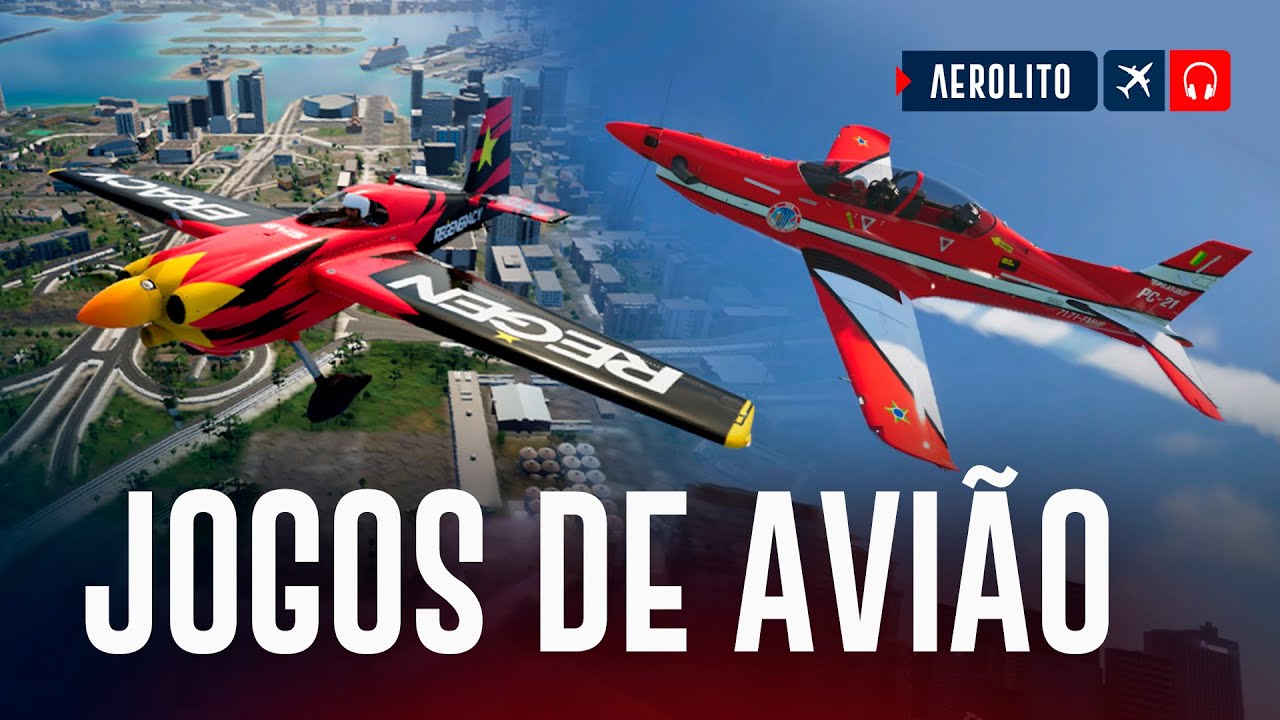 OS 5 MELHORES JOGOS DE AVIÃO GRÁTIS PARA CELULAR! 