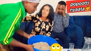 UUU Jitun Nu maraachite Popoitti Nyaata Nuu Kennite Mani Boora'e🙆 Gubbaanne Wayyoo 🥹