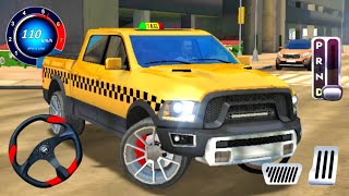 New Luxury SUV Peugeot 2O8 Driving in Miami City | Taxi Sim 2022 Evolution #4 - Android Gameplay screenshot 3