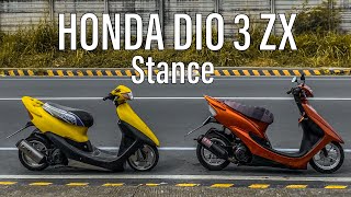 Rolling stance Honda Dio 3 ZX Live/Millennium AF34/35 - YouTube