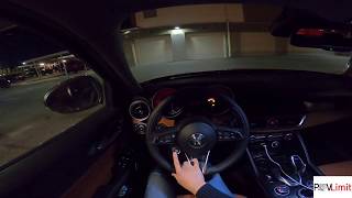 POV Night Test Drive | 2020 Alfa Romeo Giulia | POV Limit