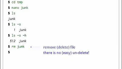 The Shell - Episode 3 - Creating and Deleting