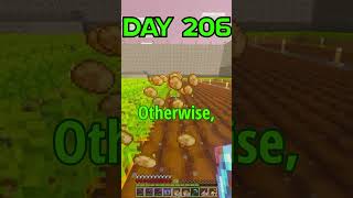 day 206!! #minecraft #bestminecraftclips #gaming #funny #minecraftremix