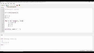 Fibonacci Series in Python | Looping Program