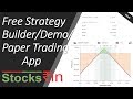 Live Option Paper Trading in India/ Option strategy Builder