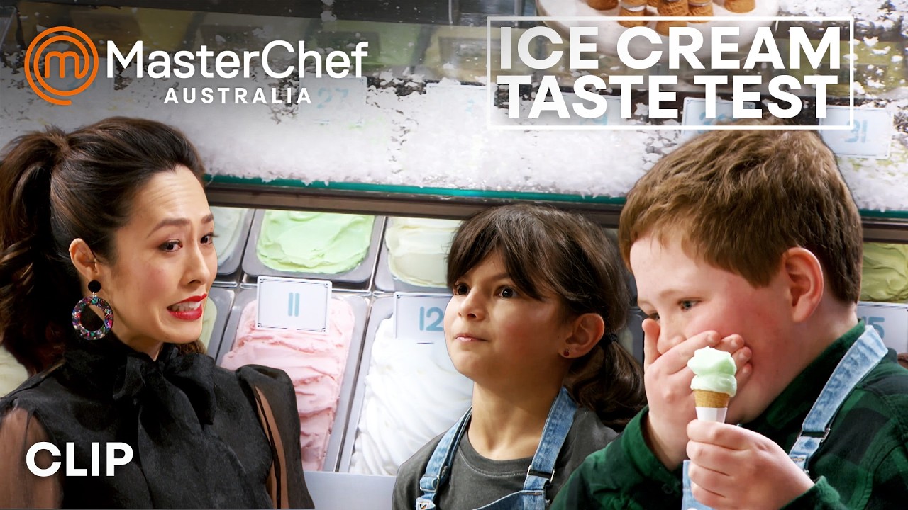 Ice Cream Taste Test Challenge | Junior MasterChef Australia ...