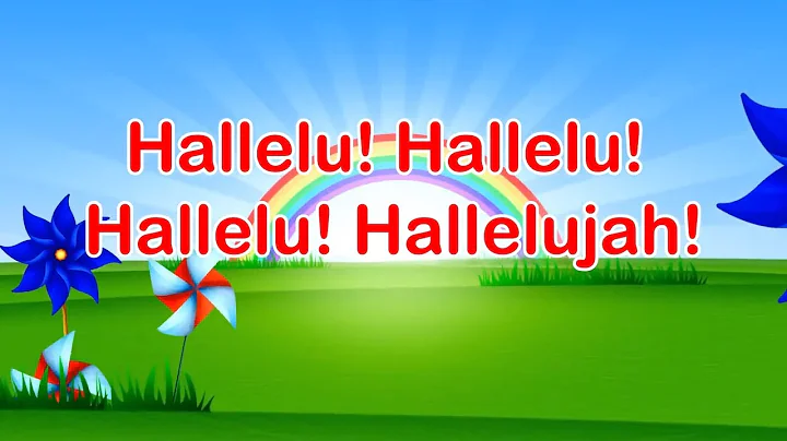 Hallelu! Hallelu! Hallelu! Hallelujah!  | Lyrics | Kids Song | Sunday School Song | Children Songs|