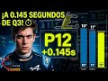¡A SOLO 0.145s DE LA Q3! ⏱️ Telemetría: El secreto del P12 de Colapinto en Shanghái