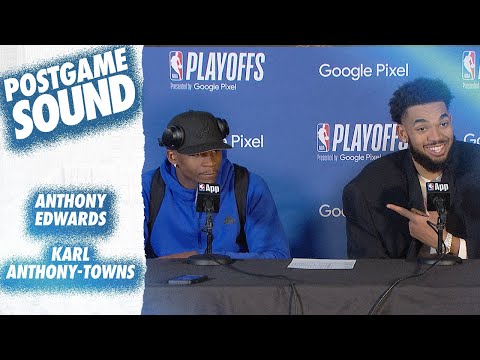 "Take Care Of Business" | Anthony Edwards x Karl Anthony-Towns Postgame Sound | 05.06.24