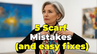 Why you feel you don't look good in a scarf - 5 mistakes!