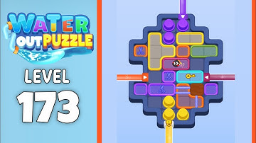 Water Out Puzzle level 173 solution 