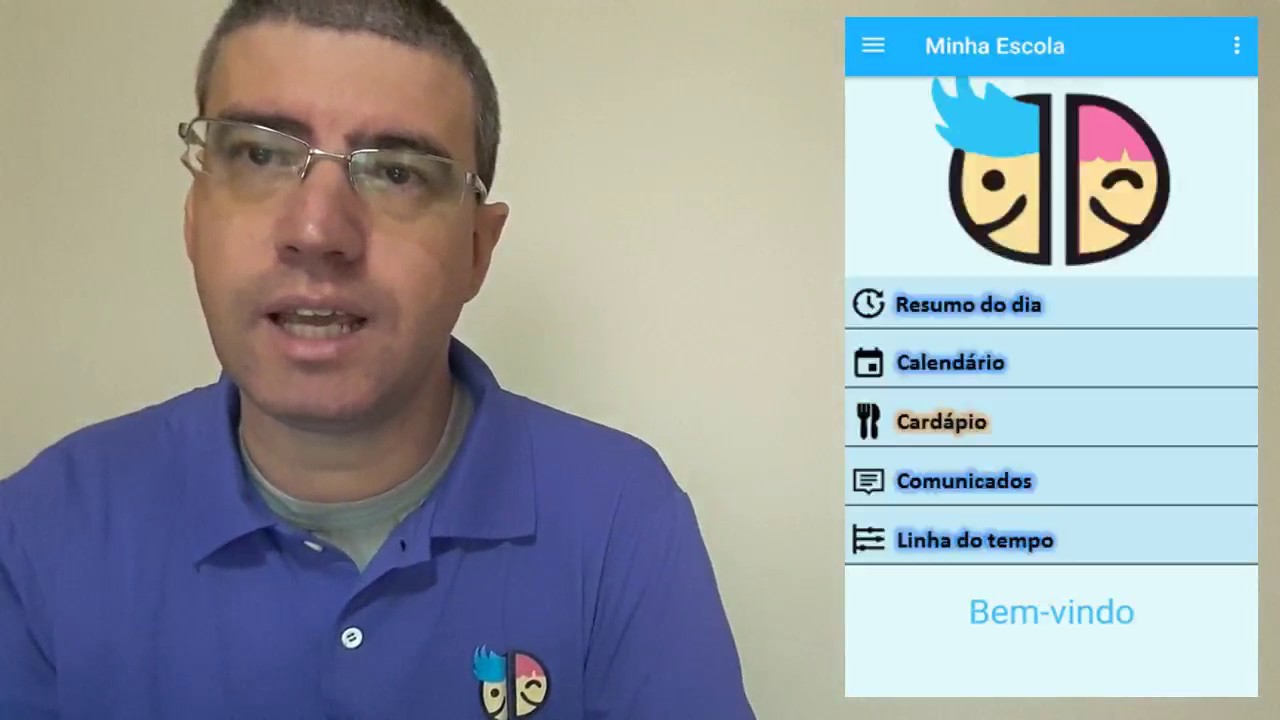 Aplicativo MINHA ESCOLA  YouTube