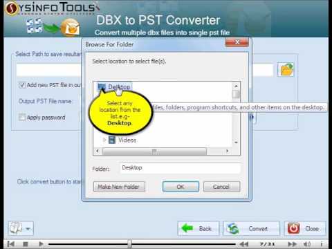 How to Convert DBX files into PST format | SysInfoTools DBX to PST Converter
