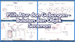 Pilih Atur Dan Gabungan  Bulatan Dan Objek Secaman