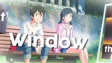 [AMV / EDIT ] weathering with you / Tenki no -All we know AMV typography edit | free preset