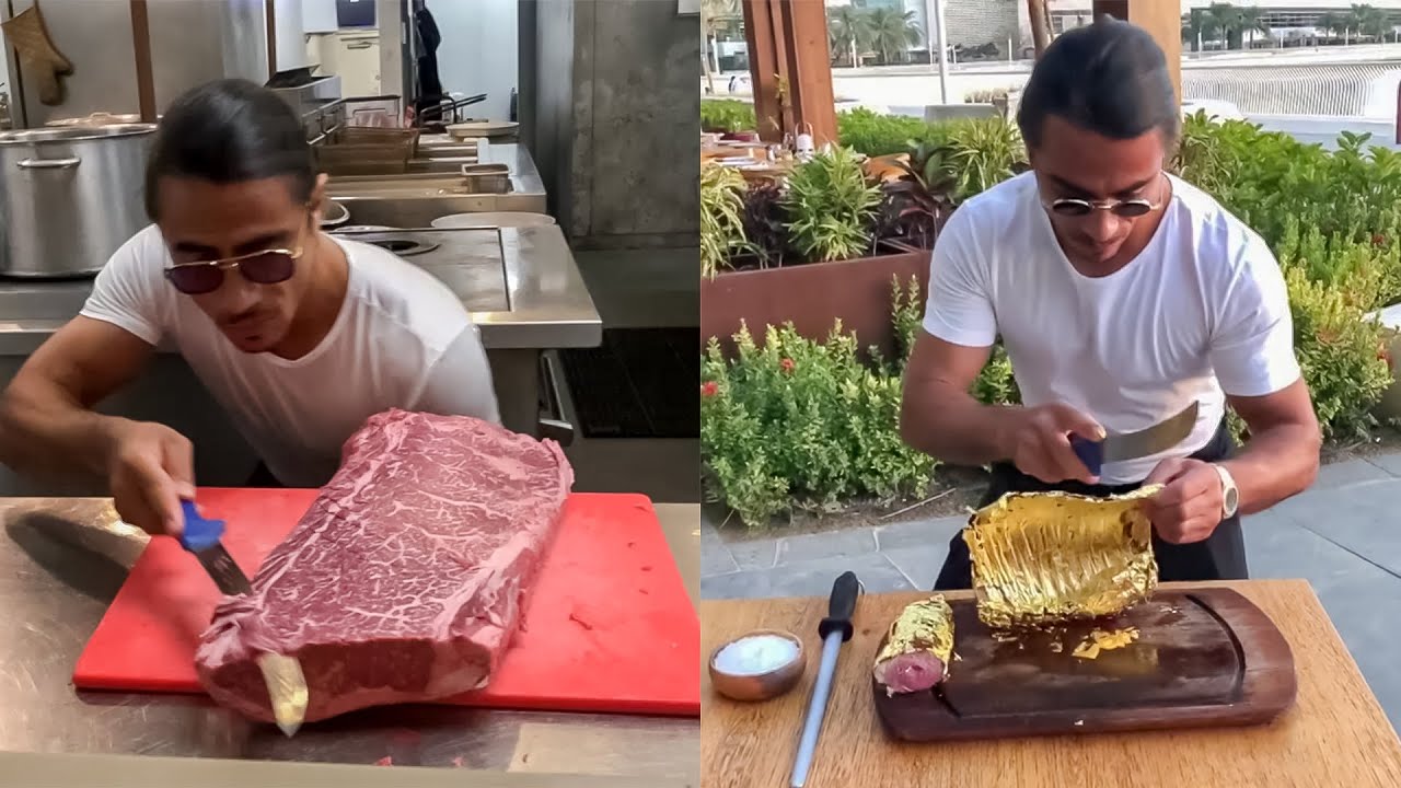 Wie Viel Kostet Ein Steak Bei Nusret Nusret Steakhouse: The Best Gold Steak $$$ From Salt Bae! - YouTube