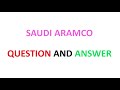 Saudi Aramco safety simple questions and answers