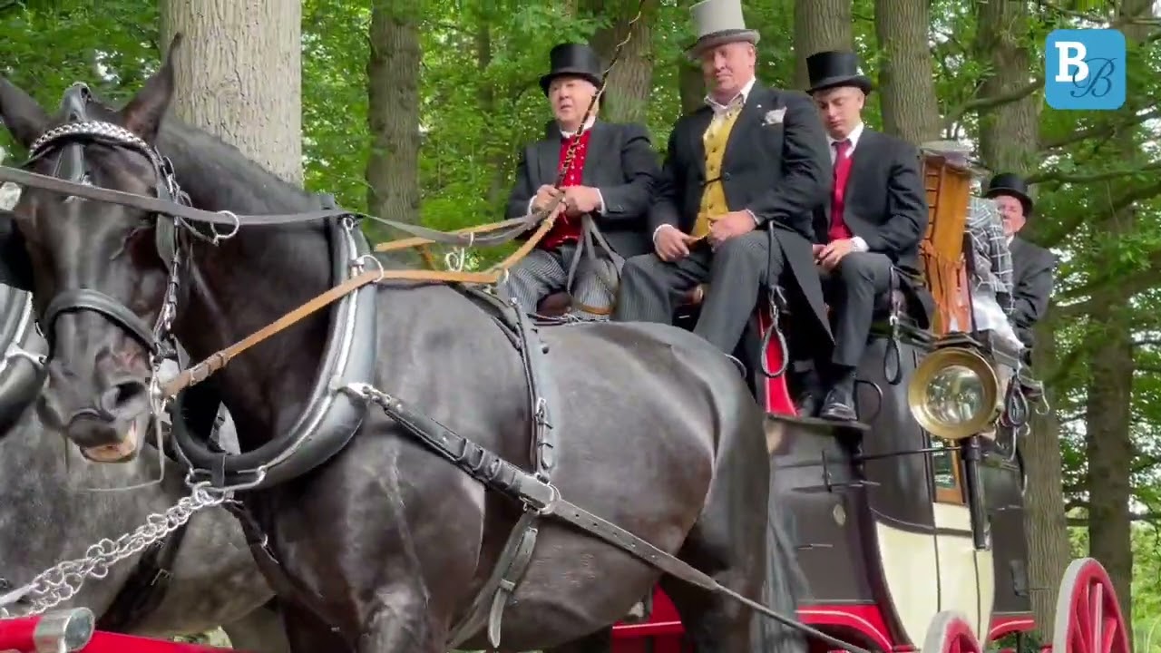 Postkoetsen doorkruisen Borne