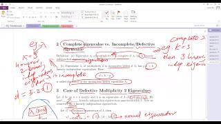 Multiple eigenvalue solutions