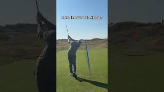 High draw or a long iron up the middle? Rory is embracing his options at Royal Birkdale.