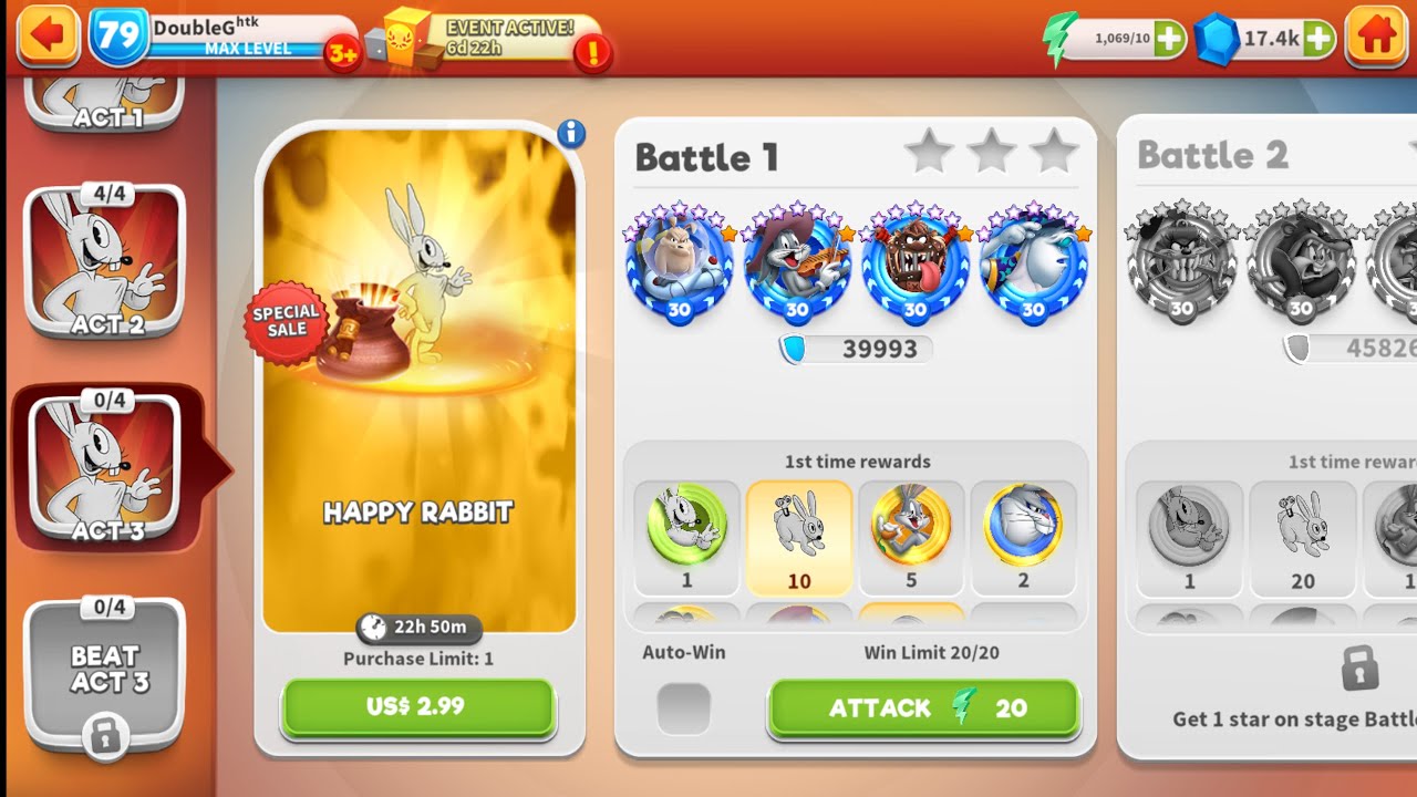 Happy Rabbit: Field Day, Act 3 & 4 | Looney Tunes: World of Mayhem ...