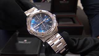 TAG Heuer Aquaracer 42 Chrono Blue 2012 | WatchesGMT
