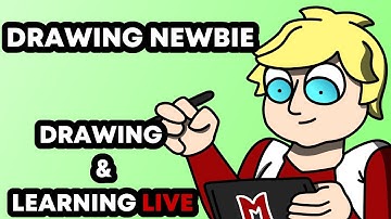 Help Me Learn ART. Drawing on a Wacom Drawing Tablet LIVE 🔴