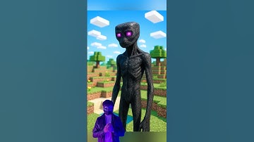 Enderman xuất hiện ngoài đời thật? 😱😰  #matnahuyenbi #Chuyenma #kinhdi #shorts