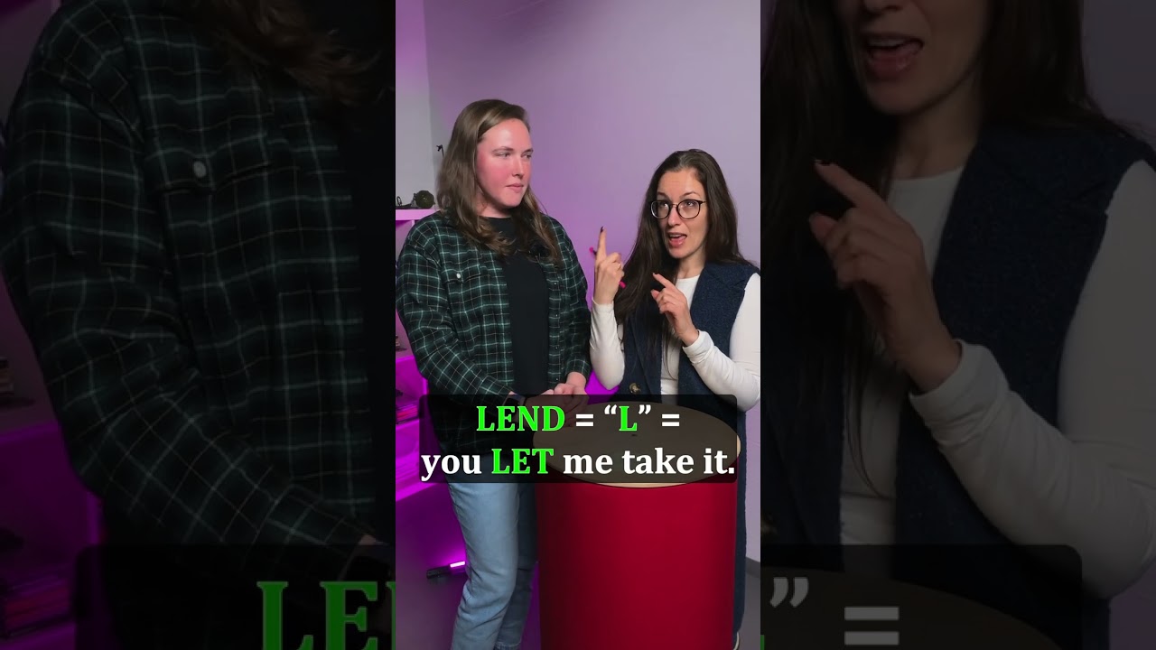 BORROW/LEND. What's the difference?