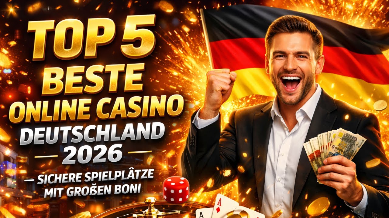 TOP 5 BESTE ONLINE CASINO DEUTSCHLAND 2026 – SICHERE SPIELPLÄTZE MIT GROßEN BONI