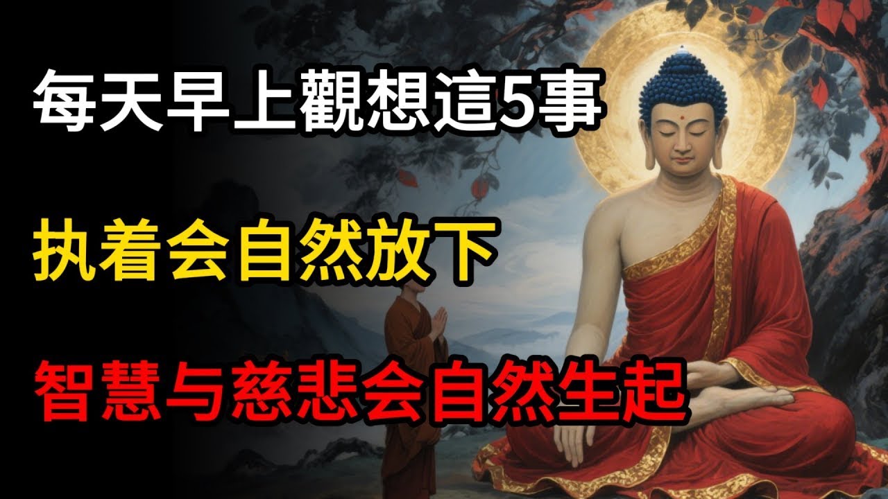 佛陀告訴阿難:修行人,每天早上要觀想這五件事,才能放下執着!#佛教 #禪心之道 #佛家 #佛學 #佛法 #佛學知識 #佛學智慧 #佛教文化 ...
